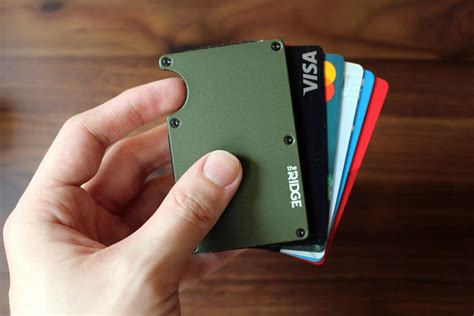 ridge wallet business card holder